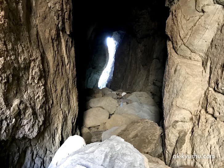 キリシタン洞窟（キリシタンワンド）の中の様子