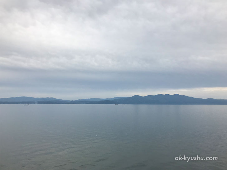 写真：鹿児島指宿 白水館 部屋からの海の眺め